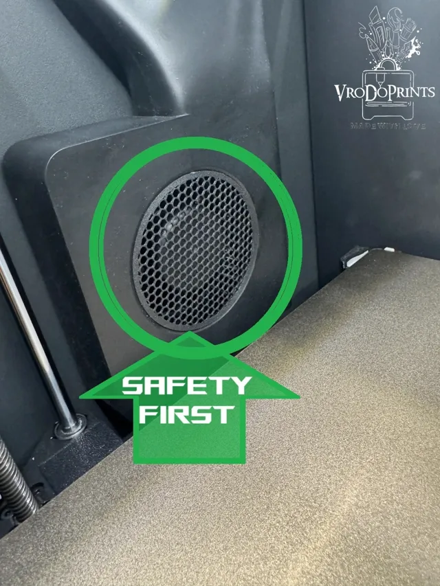 Aux Fan Grill / Cover Version 2 for P1P/P1S/X1C