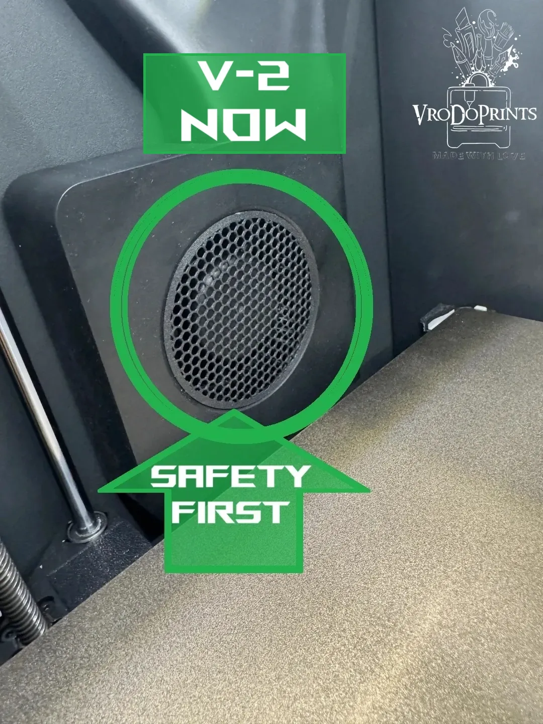 Aux Fan Grill / Cover Version 2 for P1P/P1S/X1C view 2