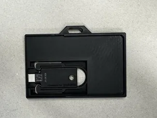 ID Card Holder with Yubikey Slot