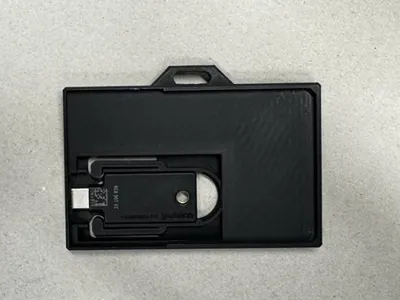 ID Card Holder with Yubikey Slot
