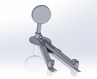 Support lithophanie