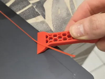 Compact Filament Purge Scraper 