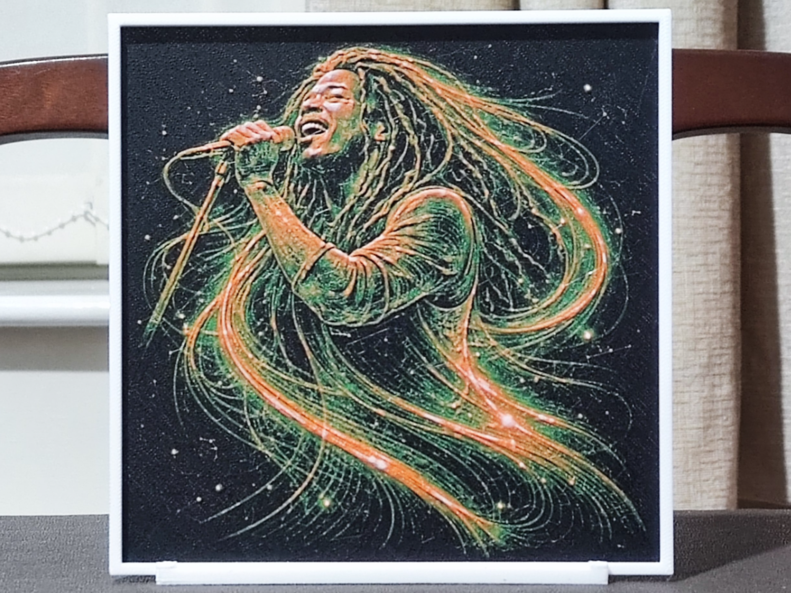 Bob Marley (1945-1981) - HueForge 4 Color