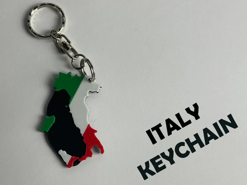 Italy Keychain – Country Silhouette