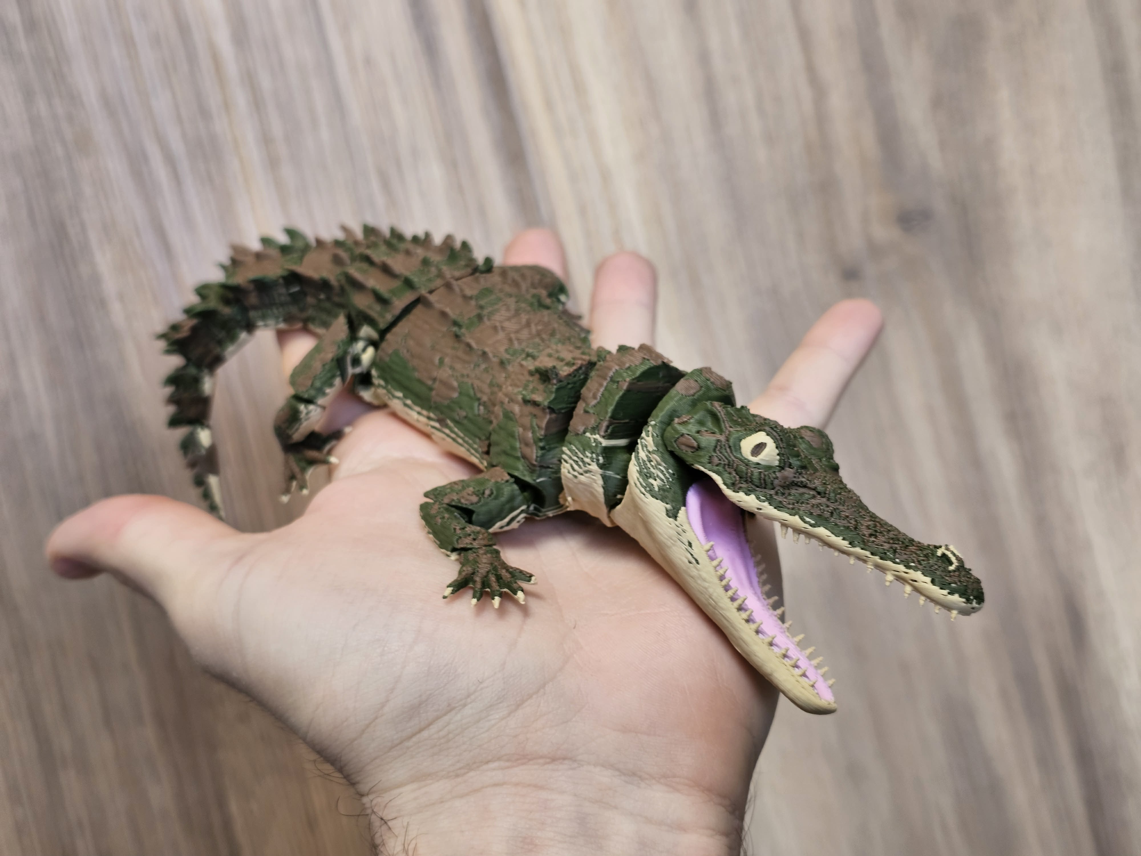 Realistic Flexi Baby Crocodile - 1