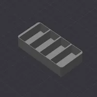 0.24mm layer, 2 walls, 15% infill, 2x1 bin