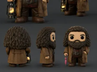 hagrid funko pop style