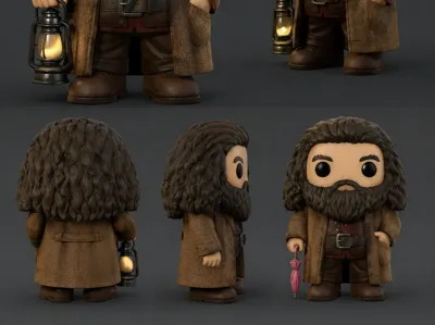 hagrid funko pop style