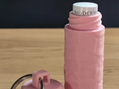 The CRYSTAL Lip Balm Keychain Case