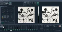 Tableau lithophanie Mickey et Minnie — photo 3