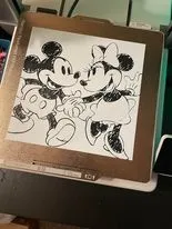 Tableau lithophanie Mickey et Minnie — photo 4