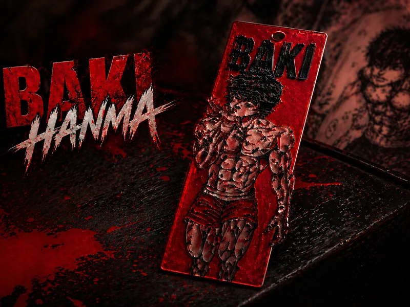 Marcapaginas Baki Hanma