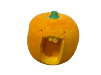 halloween pumpkin with funny face (all printers)