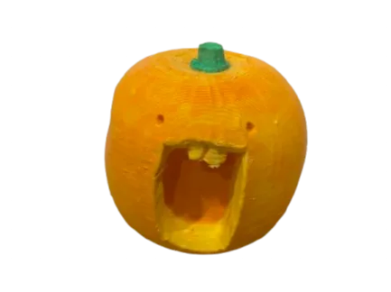halloween pumpkin with funny face (all printers)