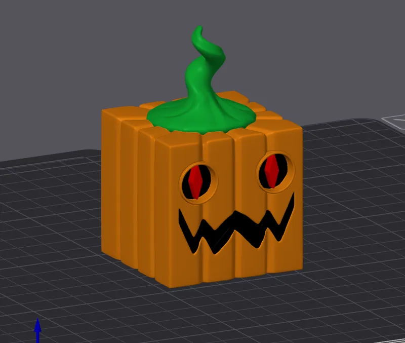 CUBIC PUMPKIN - HALLOWEEN DECORATION