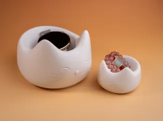 猫猫收纳盒（可放置戒指，挂件，手表，钥匙等）