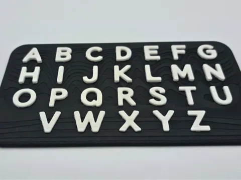 Modelo para impresión 3D: ABC-Tafel — referencia de MakerWorld