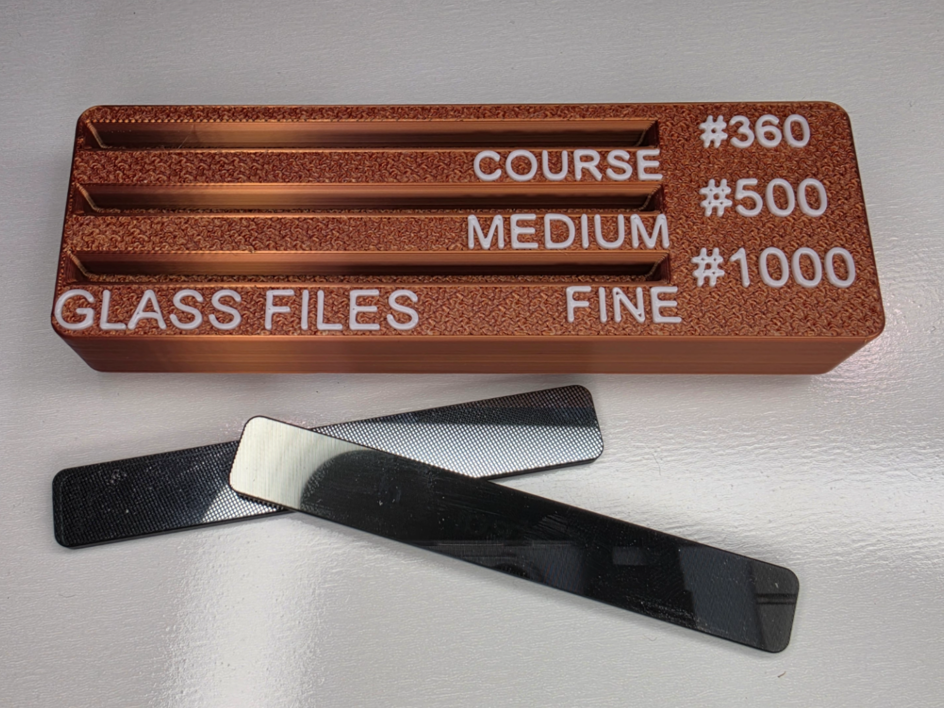 Stedi Glass Files for Sanding/Polishing Gridfinity