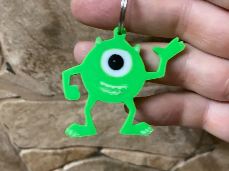 Monster 3d llavero