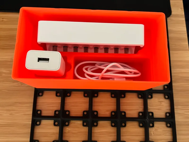 Gridfinity EBL battery charger bin