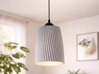 Lampshade for E27 ceiling lamp, easy to assemble
