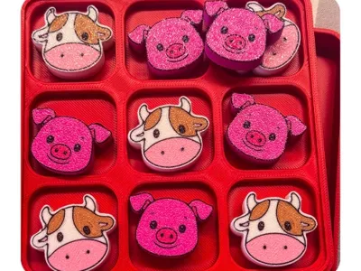 Farm Tic-Tac-Toe – Cows vs Pigs Travel Edition 
