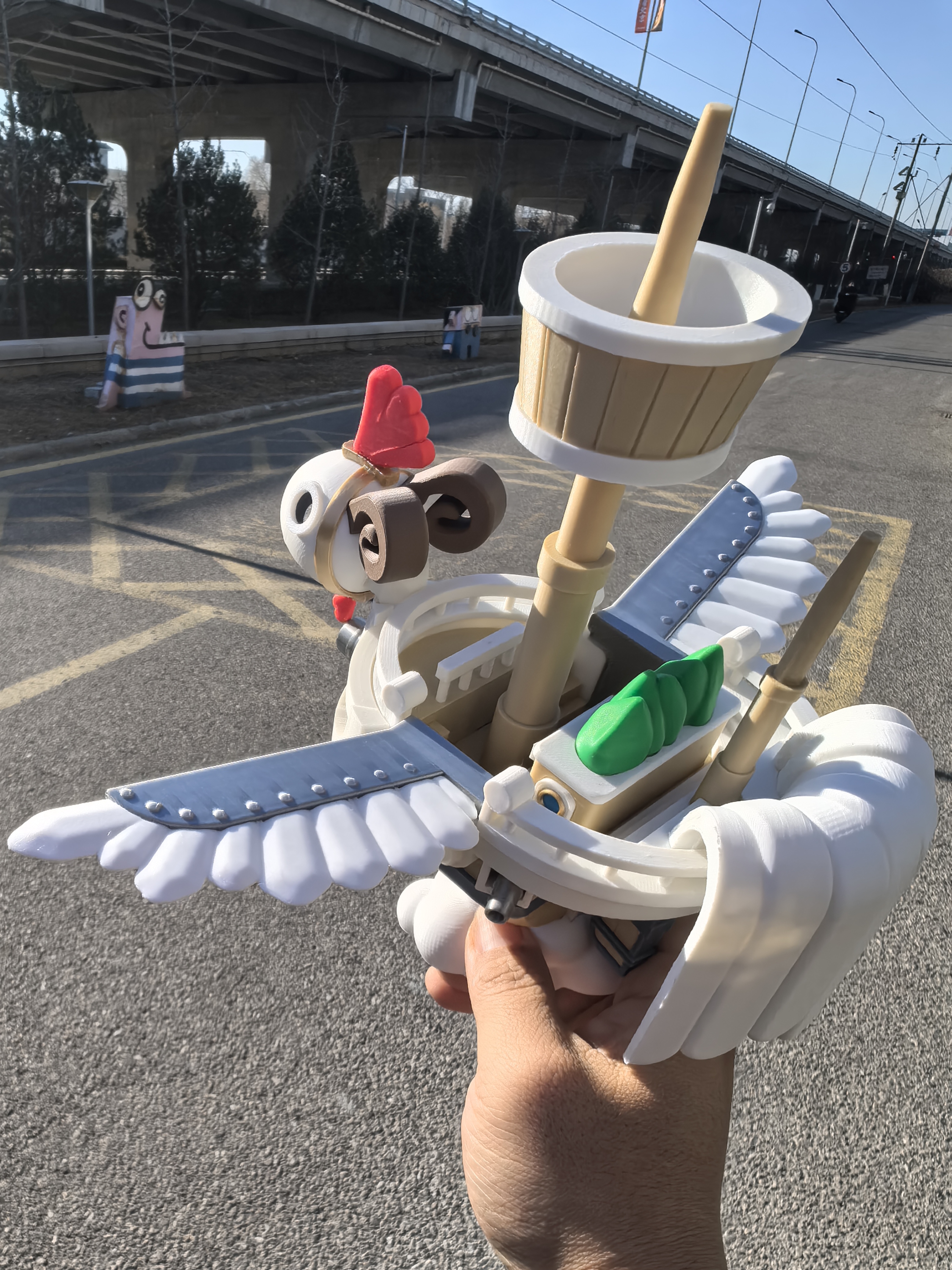 Miniatura 2 do modelo 3D 前进梅利号 飞行版本升级配件