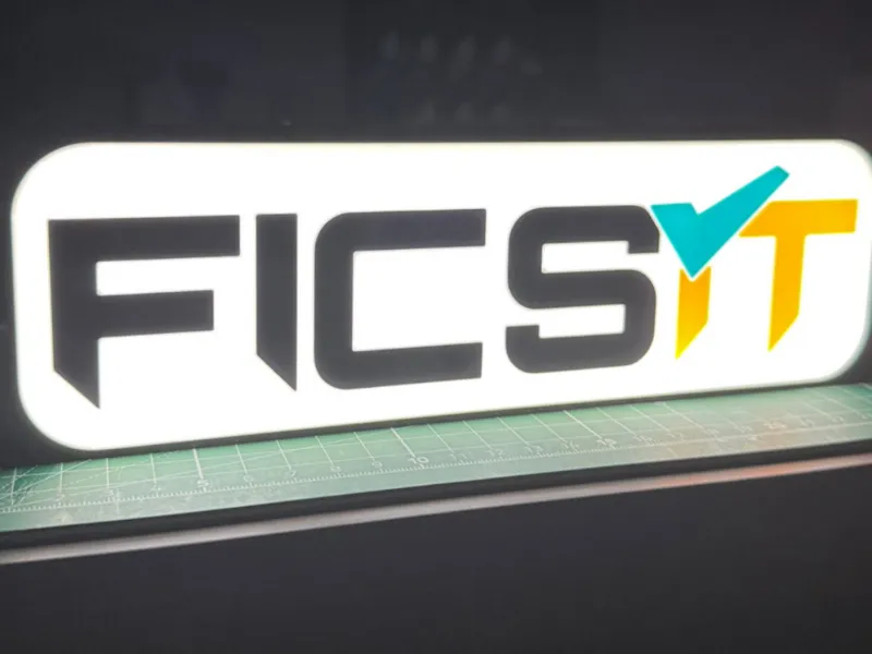 Satisfactory FICSIT Logo Lightbox