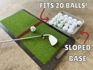 Golf Ball Tray, Sloped, Self Feeding