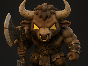 Minotaur chibi DND