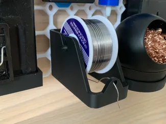 Slim Solder Reel Holder for Multiboard