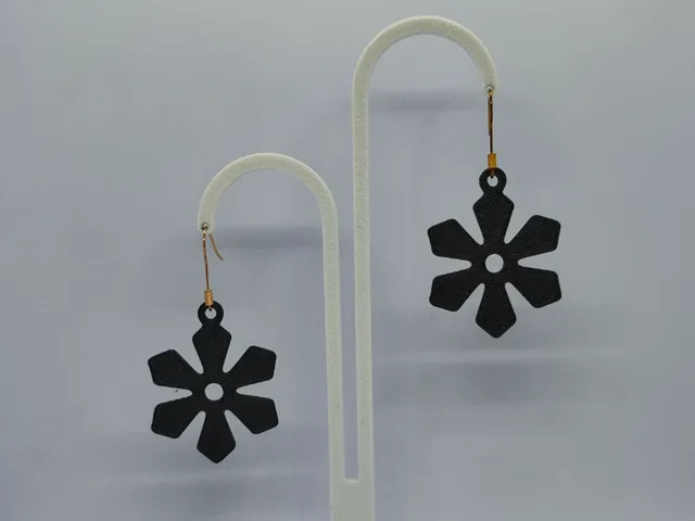 Aretes Flor Ártica