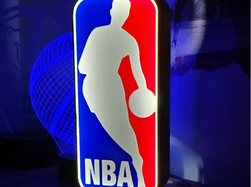 NBA logo Lightbox