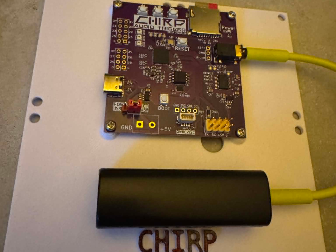 CHIRP Audio Trigger Panel for R2D2 MCU