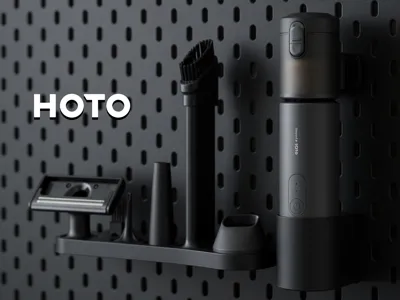 HOTO AutoCare Air Duster & Vacuum Skadis mounting