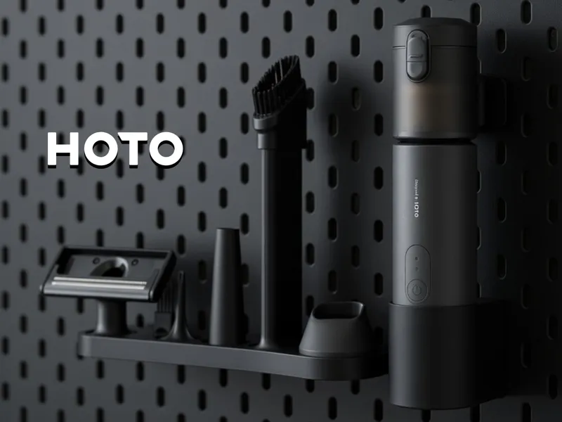 HOTO AutoCare Air Duster & Vacuum Skadis mounting