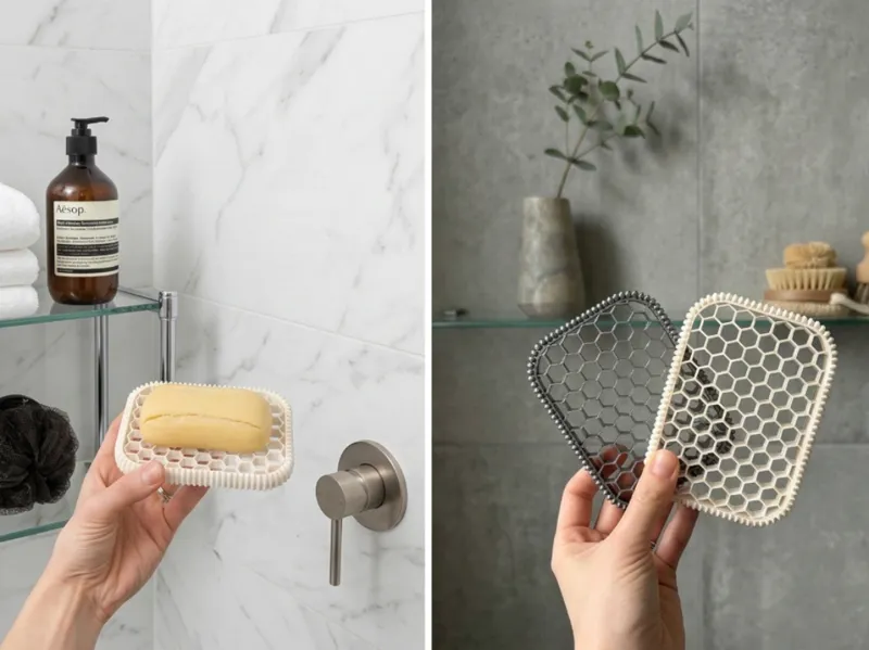 Shower soap holder