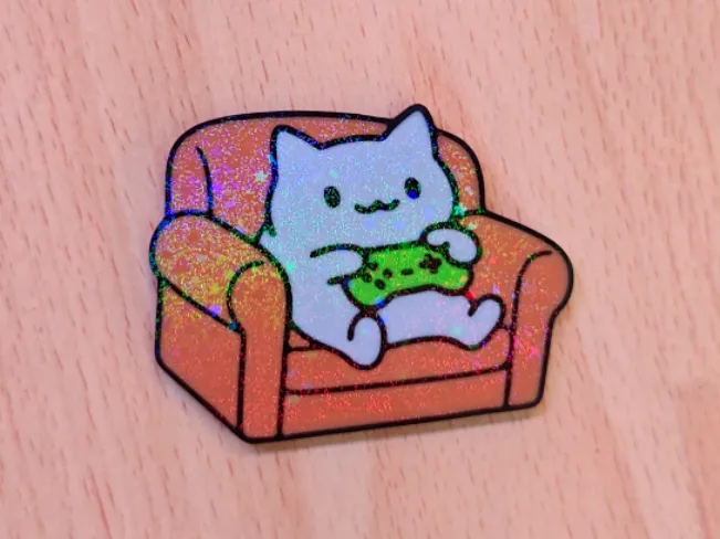 Couch Bongo Cat Magnet