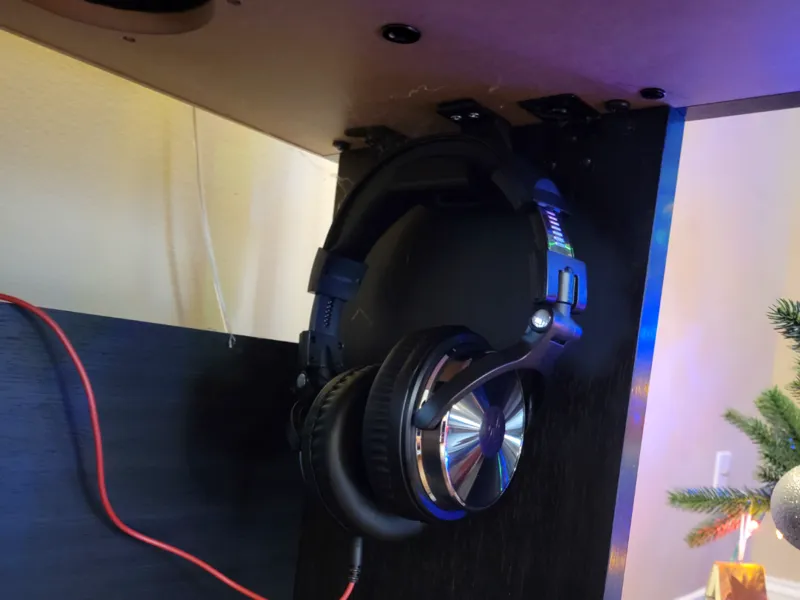 Under Desk Headphone Mount