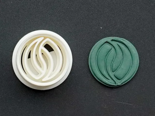 Ornate Circle Polymer Clay Cutter For Earrings