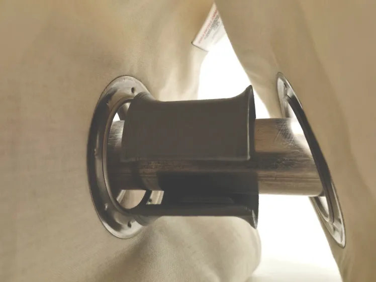 Eyelet curtain spacer 40mm suit Ø35mm (1.5") poles