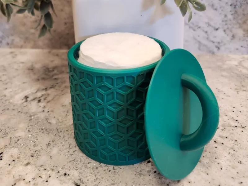 Cotton Round and/or Q-tip Holder, Container