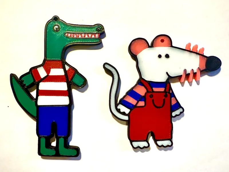 Maisy Mouse & Charlie Christmas Ornaments