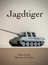 Фигурка Jagdtiger танк разрушител с подвижен ствол