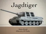 Фигурка Jagdtiger танк разрушител с подвижен ствол