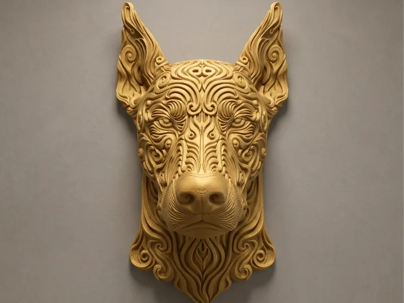 Doberman - Arte de pared
