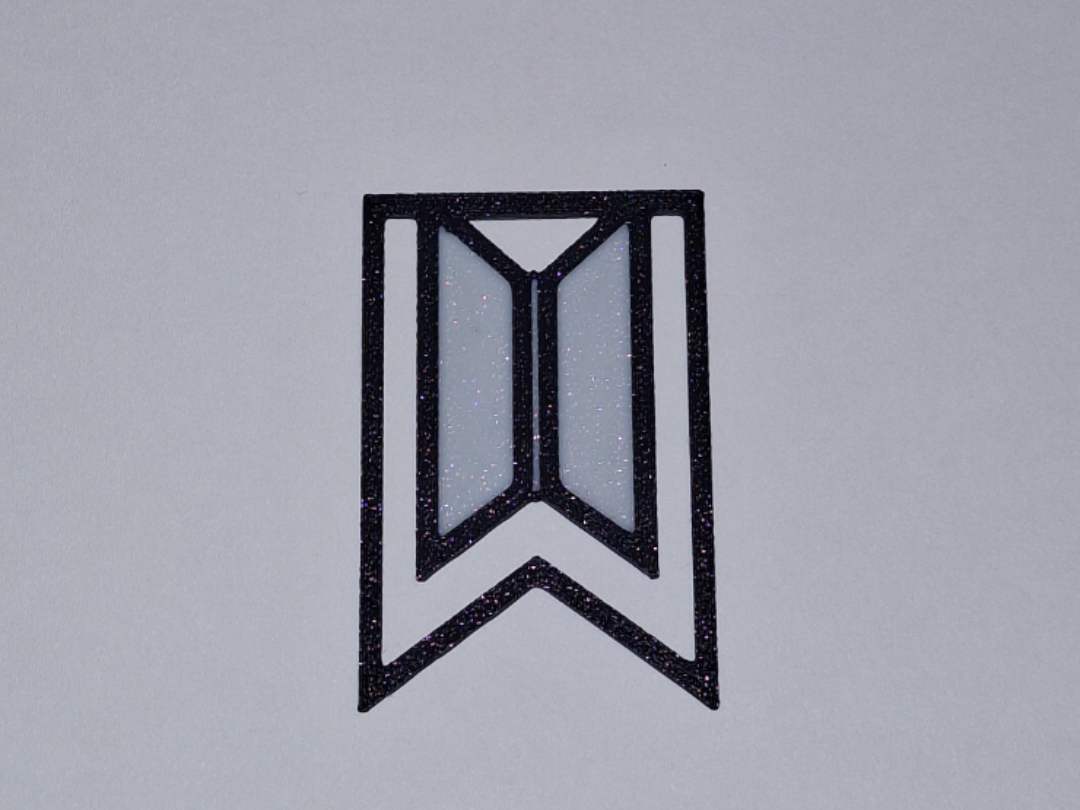 BTS graffetta / segnalibro con logo