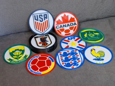 World Cup 2026 - 3d Stackable Coasters