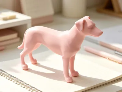 Puppy ornament model