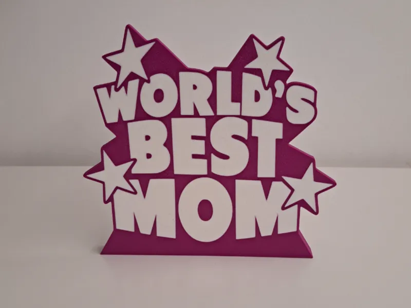 World Best Mom Sign